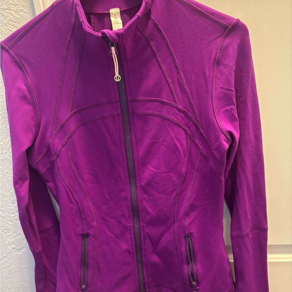 lululemon athletica Women's Purple Zip-Up Jacket